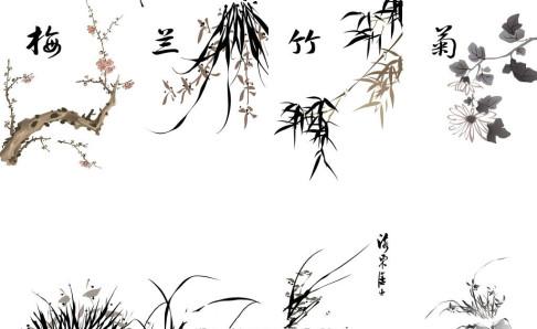 梅兰竹菊的象征意义