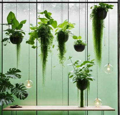 大型盆栽植物：打造舒适室内绿意之园
