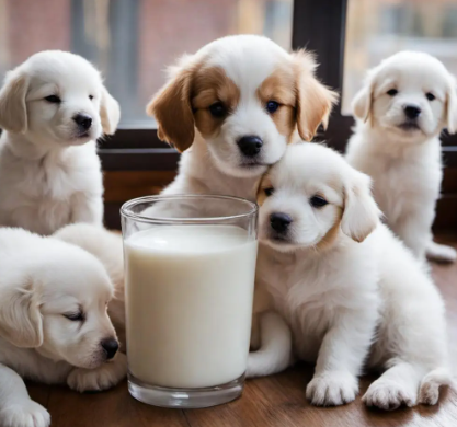 出生一个月的小狗可以喝纯牛奶吗