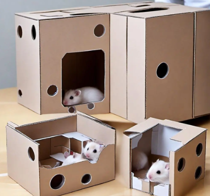 仓鼠房子制作方法箱子(仓鼠房子制作方法纸板)