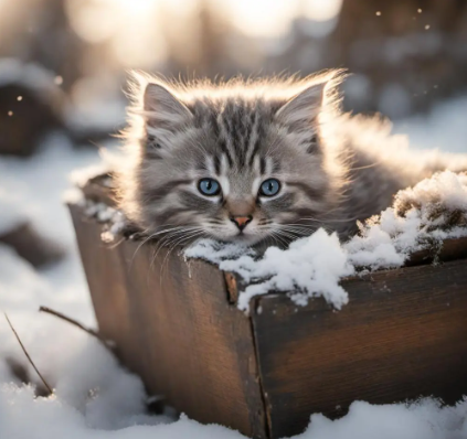 北方的流浪猫冬天怎么过冬的