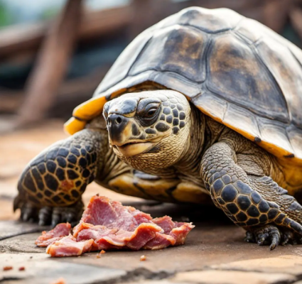 乌龟吃肉