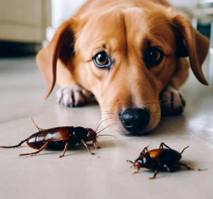 狗吃蟑螂